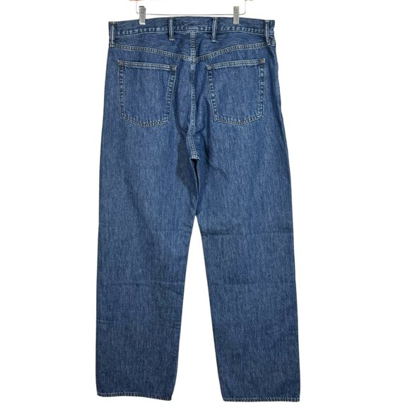 Gap Bettermade Denim Jeans 36X34  Classic Fit Button Fly Blue Denim Mens Jeans - Picture 2 of 7